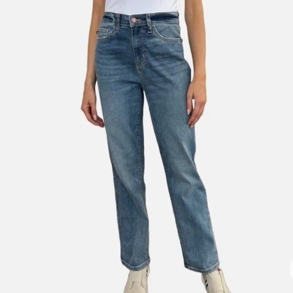 NWT Judy Blue Straight Leg High Rise Medium Wash Jeans 8602 size 9/29
